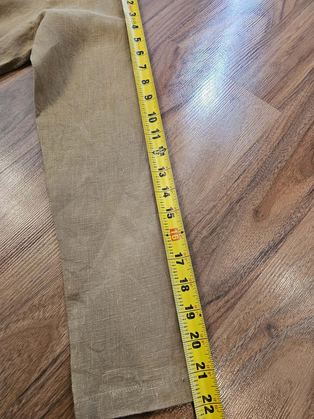 Handsewn Heavyweight Midi Linen Wrap Style Dress Made By VisibleArt On Etsy S: M - Picture 10 of 16